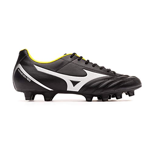 Mizuno Monarcida Neo Select, Bota de fútbol, Black-Silver-Flash, Talla 6.5 US (38.5 EU)