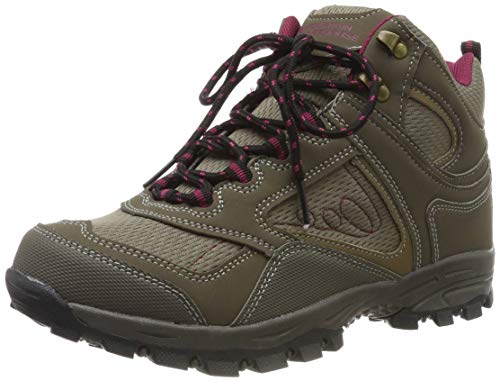 Mountain Warehouse Botas cómodas McLeod para Mujer - Botines Transpirables, Botas de montaña Resistentes, Zapatos para Caminar Ligeros y Acolchados Marrón Talla Zapatos Mujer 38 EU