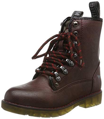 MUSTANG 5055-602-55, Botas clásicas. Unisex niños, Rojo Burdeos 55, 33 EU