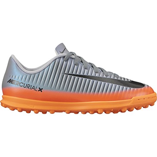 Nike - Performancemercurial Vortex III cr7 TF - Botas de Fãºtbol multitacos - Cool Grey/Metallic Hematite/Wolf Grey