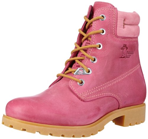 Panama Jack Panama 03 Colours, Zapatos de Cordones Brogue para Mujer, Rosa (Fucsia B2), 38 EU