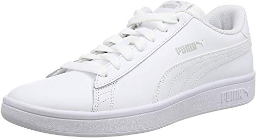 PUMA SMASH V2 L, Zapatillas Unisex-Adulto, Blanco White White, 40 EU