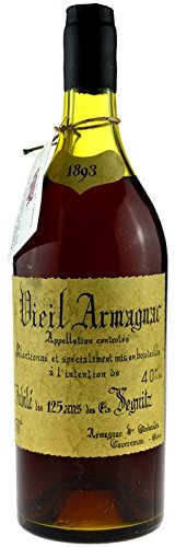 Rareza: Vieil Armagnac Goudoulin año 1893 - 1.5l botella grande - 125 años