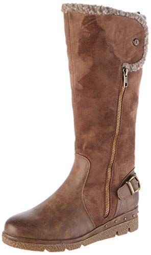 Refresh 69351, Botas Slouch para Mujer, Marrón (Taupe Taupe), 37 EU