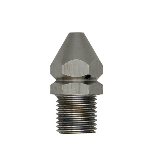 ROOwarMer 1/4" 3/8" Boquilla para Limpieza tuberias a presion 250bar - para Limpieza alcantarilla/tuberia de desague/bajante de Agua tobera Boquilla para Manguera de Limpieza (1/4")