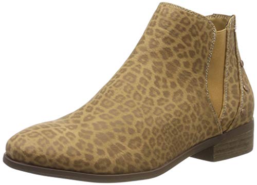 Roxy (ROY11) Yates-Ankle Boots for Women, Botines para Mujer, Cheetah Print Che, 40 EU