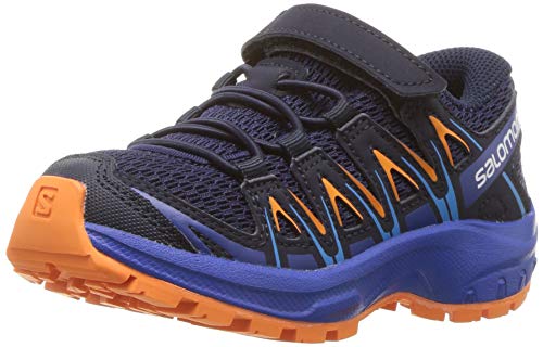 Salomon XA Pro 3D K, Zapatillas de Deporte Unisex Niños, Azul/Naranja (Medieval Blue/Mazarine Blue Wil/Tan), 26 EU