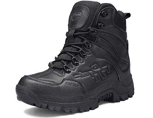 SINOES Moda Invierno Zapatos Antideslizante Impermeable Martin Boots Botines Botas de Nieve para Hombre