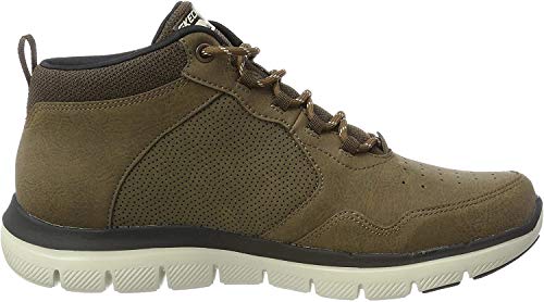 Skechers Flex Advantage 2.0, Zapatillas Altas para Hombre, Marrón (Chocolate), 42 EU