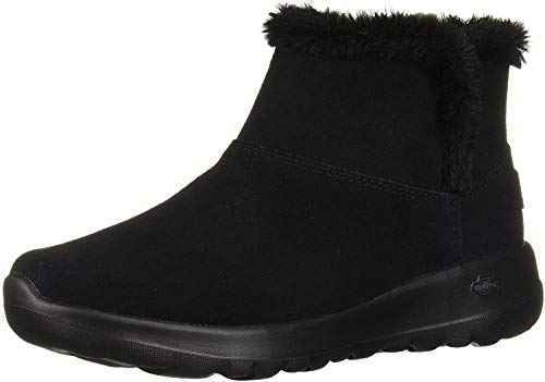 Skechers Women's ON-The-GO Joy-Bundle UP Ankle Boots, Black (Black Suede BBK), 4 UK 37 EU