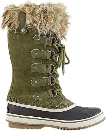 Sorel Joan of Arctic, Botas para Mujer, Verde (Nori)/Negro (Dark Stone), 37 EU