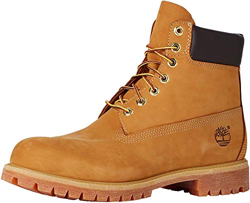 Timberland 6-Inch Premium Boot, Botas para Hombre, Amarillo (Wheat Nubuck), 43 EU