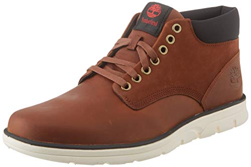 Timberland Bradstreet Leather Sensorflex, Botas Chukka para Hombre, Marrón MD Brown Full Grain, 40 EU