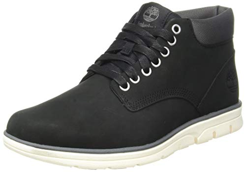 Timberland Bradstreet Leather Sensorflex, Botas Chukka para Hombre, Negro Nubuck, 41 EU