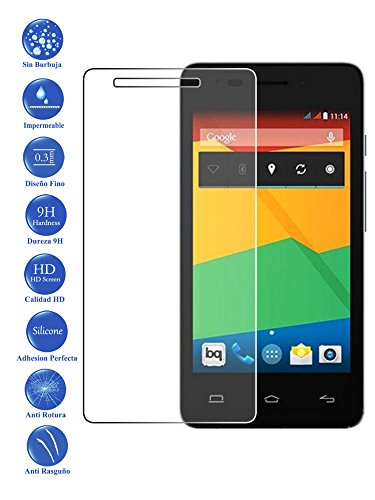 Todotumovil Protector de Pantalla BQ Aquaris E4 E4.0 4 de Cristal Templado Vidrio 9H para movil