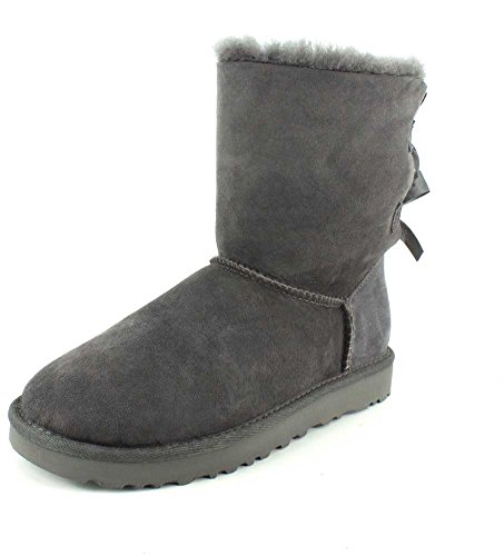 UGG Female Bailey Bow II Classic Boot, Grey, 5 (UK)