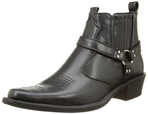 Us Brass Eastwood Botas Vaquero, Color Negro, Talla 43 EU / 9 UK