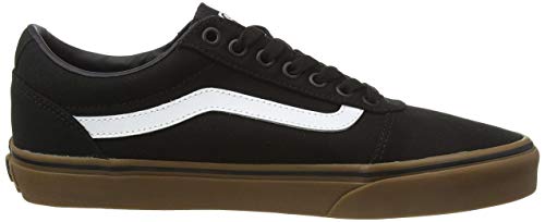 Vans Ward Canvas, Zapatillas para Hombre Negro (Canvas/Black/Gum 7Hi) 40 EU