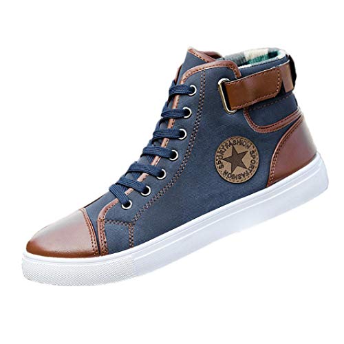 Zapatos de pareja, Covermason Casual par Zapatos Botas High Top Canvas