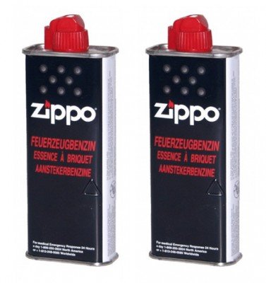 2 unidades Original de Zippo Mechero de combustible 125 ml
