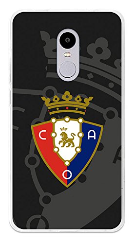 BeCool Funda Gel Flexible C.A. Osasuna para Xiaomi Redmi Note 4X - Carcasa TPU Licencia Oficial C.A. Osasuna. CA Escudo 4