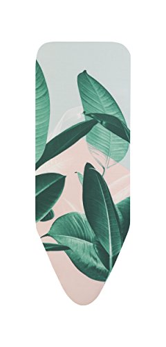 Brabantia - Funda para tabla de planchar C 124 x 45 cm, 2 mm de espuma, color Tropical Leaves