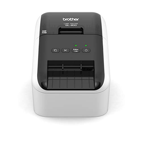 Brother QL-800 - Impresora de Etiquetas (USB 2.0, Cortador automático, impresión a Negro y Rojo)