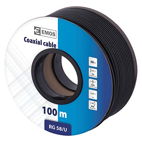 Cable coaxial EMOS RG58U 100 m