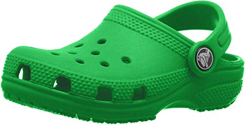 Crocs Classic Clog K, Zuecos Unisex Niños, Verde (Grass Green), 27/28 EU