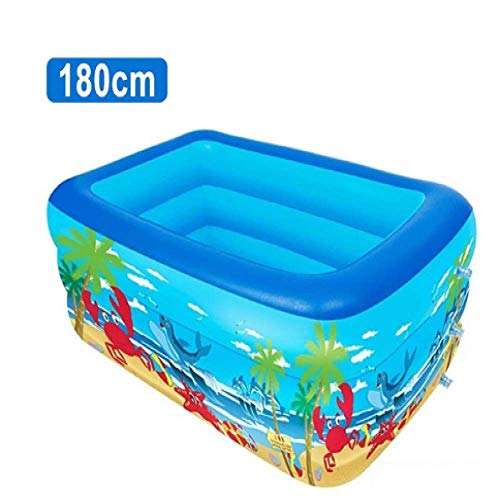 gousheng Piscina Piscina para El Hogar Piscina Inflable De 1.1M-3.05M BañEra De Engrosamiento Barril BañEra Plegable para NiñOs Adultos