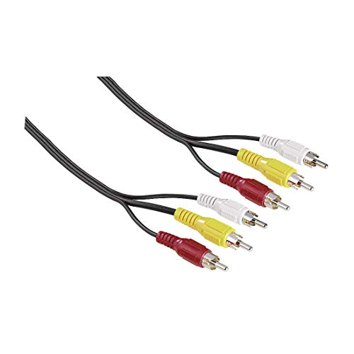 Hama 043134 - Cable de vídeo 3RCA M-3RCA M, 2 m