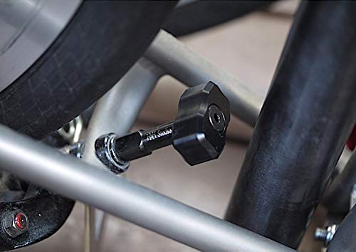 H&h Titanio Inferior Tejido Ripstop Disco para Brompton Negro