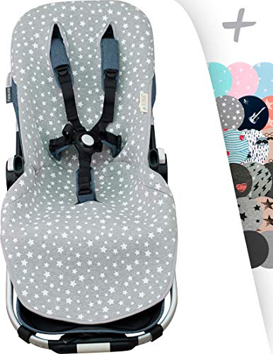 JANABEBE Funda Acolchada para Bugaboo Donkey White Star