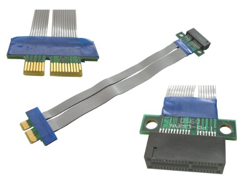 Kalea Informatique - Cable de extensión PCI-E (1x, largo total: 190 mm)