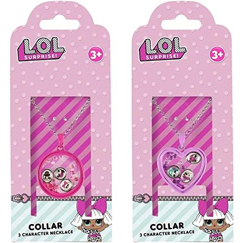 LOL Surprise! 2500001117_TU-C20 Collar de Niña con acero inoxidable 18.5 cm