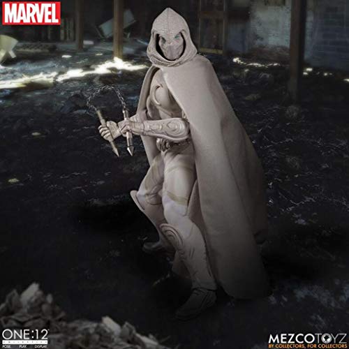 Luck7DZ Mezco Toy Collective Caballero Luna Marc Spector PVC Figura de acción Original - 6 Pulgadas