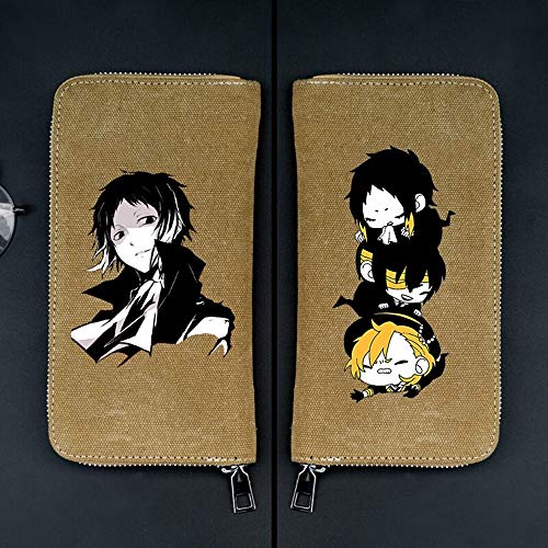 Lzjzb Cartera De Anime Anime Monedero Monedero Con Tarjetero Monedero Monedero Largo Lona Bungalow