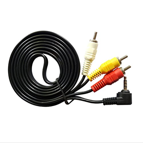 Pixnor – 3,5 mm macho a 3 RCA AV Videocámara Audio Vídeo A/V de cable de 6 pies