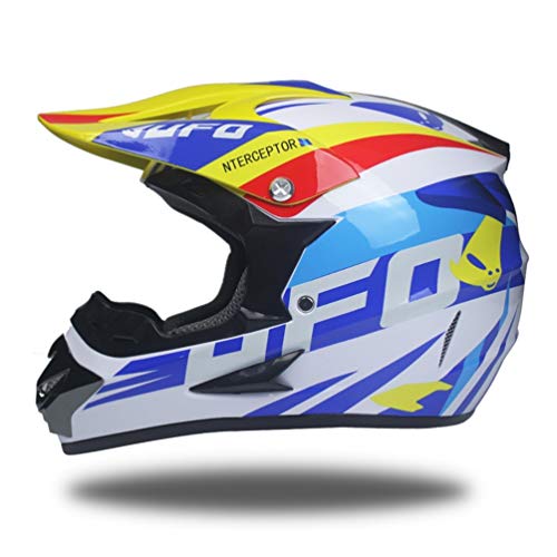 Qianliuk Casco Moto capacete Motocross protección contra el Caballo de Carretera Motocross Casco para Hombres y Mujeres