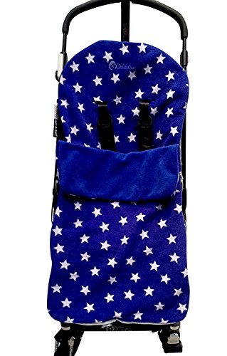 Snuggle saco/Cosy Toes Compatible con cochecito Bugaboo Burro Cameleon abeja Buffalo azul Star