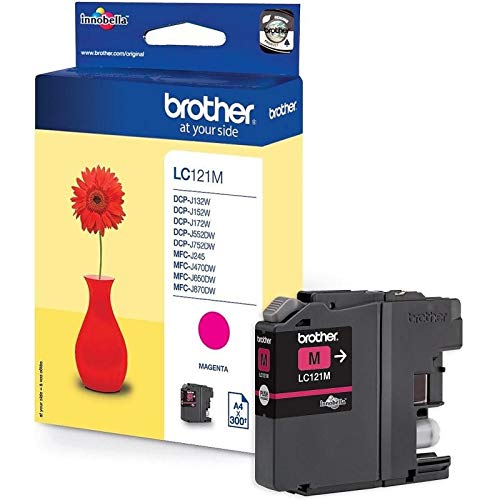 Tinta BROTHER LC-121M Magenta 300PAG