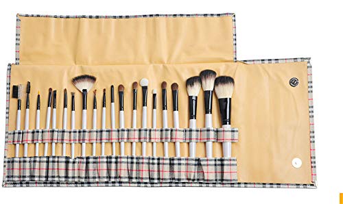 Utensilios y accesorios Sets de brochas Set de brochas de maquillaje Off-The-Shelf Square Fiber + Set de brochas de maquillaje de pelo de caballo Nuevo 20 Brushes de maquillaje