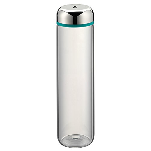 WMF - Botella de cristal, 0,75l, color turquesa, altura 26cm, colección Basic