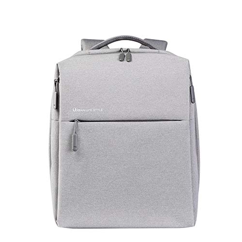 Xiaomi Mi City, Mochila para Portátiles y netbooks (Poliéster, Gris, Monótono, Unisex, 33 cm (13") - 35.6 cm (14"), Gris