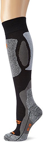 BARTS Advanced Ski One Calcetines altos, gris - Black Anthracite, 8.5-12 UK para Hombre