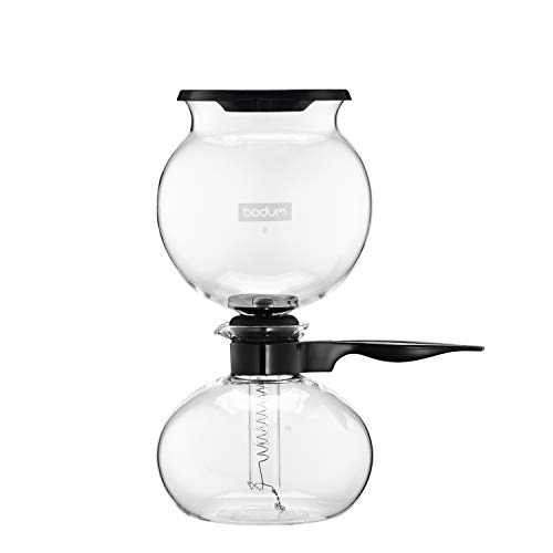 Bodum Pebo Cafetera de vacío, Negro, Centimeters