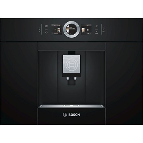 Bosch CTL636EB6 CTL636EB6-Cafetera, Máquina espresso, 2,4 L, Molinillo integrado, Negro, 1600 W, 2 litros, acero inoxidable
