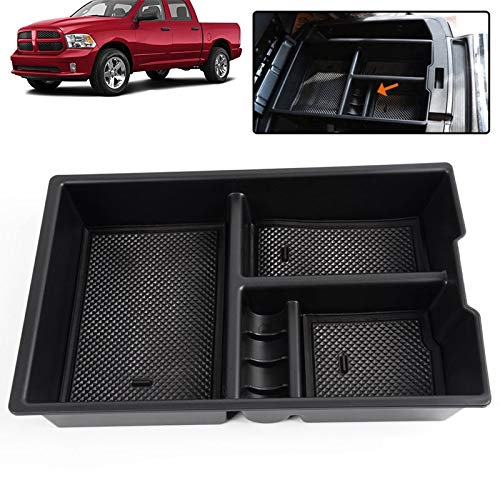 Caja de almacenamiento de reposabrazos organizador de consola central for Dodge Ram 1500 2009~2018 Caja