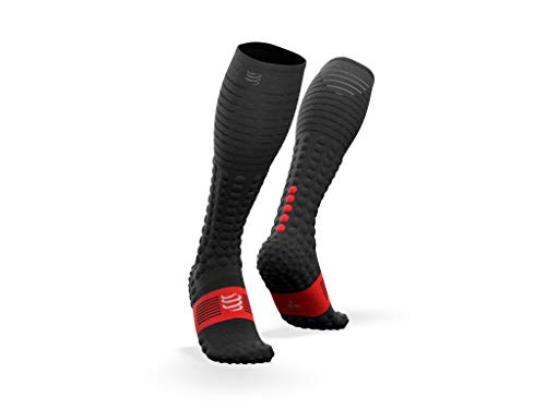 COMPRESSPORT Race&Recovery Socks Calcetines, Hombre, Negro, T3