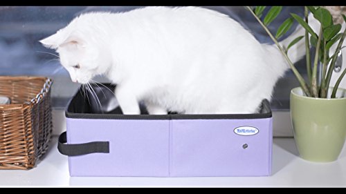 Extremadamente durable! Caja de arena plegable portátil para gatos para viajar / Foldable Cat Litter Box for Traveling, COSTOS MÍNIMOS DE ENVÍO!